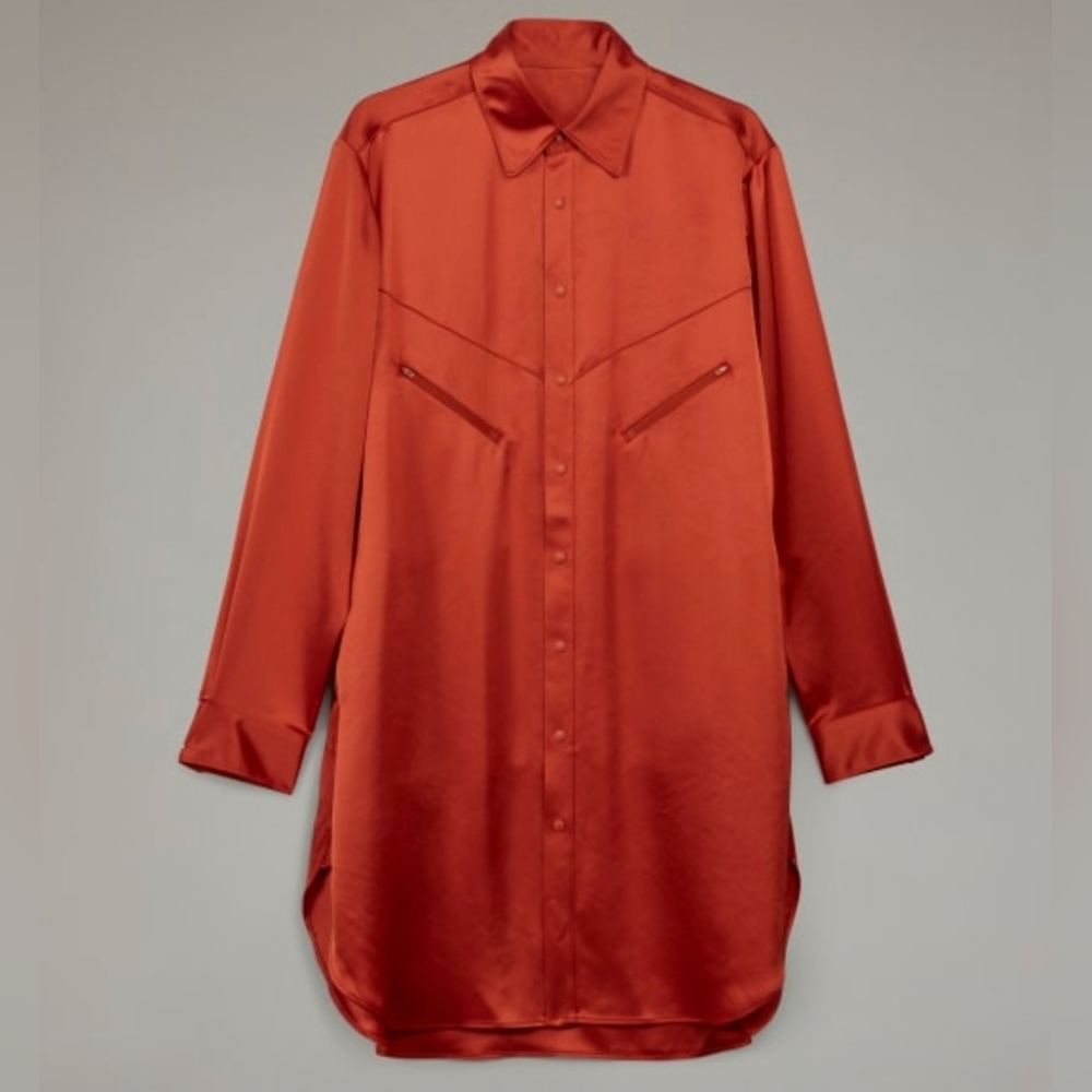 Adidas silk Y-3 classic tech shirt dress